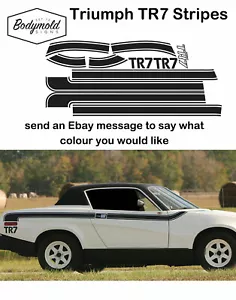 Triumph TR7 Stripes Remake of original style - Picture 1 of 2