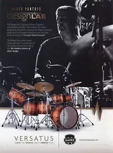 2020 anuncio impreso de Mapex Design Lab Black Panther Versatus kit de batería con Russ Miller - Imagen 1 de 2