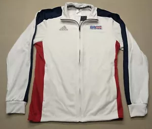 NWT Adidas MT18 Full Zip Track Jacket Men's M United States Fed Cup Team USTA - Picture 1 of 12