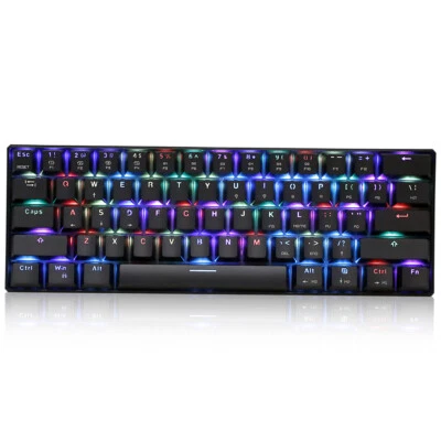 MOTOSPEED CK61 RGB Mechanical Gaming Keyboard OUTMU Red Switches Keyboard M2Q6 - Image 1 of 4