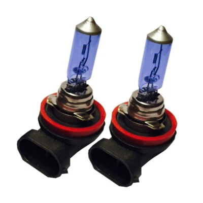 2x H8 Xenon Look Ottica 6000K Fari Fendinebbia Super Bianco 12V 35W Lampadine - Immagine 1 di 2