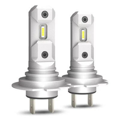 2x H7 LED Headlight Bulbs Kit High Low Beam 20W 20000LM Super Bright 6500K White Foto 1 de 4