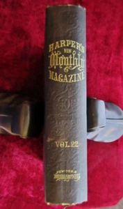 HARPER'S NEW MONTHLY MAGAZINE Vol.22 Dec 1860-Mai 61. 864pp, 365 Abbildungen - Bild 1 von 13