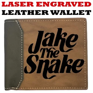 Jake the Snake - WWE Leather Wallet Bifold Premium Quality NEW - Picture 1 of 5