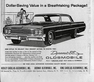 1963 Oldsmobile Dynamic 88 Original Rare Newspaper Ad - Picture 1 of 1