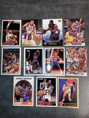 Лот из 10 карт New York Knicks 1990-е и 2000-е Патрик Юинг Зал славы - Изображение 1 из 4