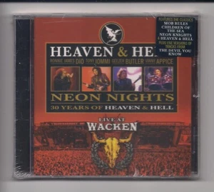 HEAVEN & HELL - Neon nights - Live at Wacken CD rare SEALED Black Sabbath / Dio - Picture 1 of 2