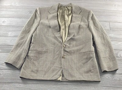 Blazer deportivo Orvis vintage para hombre abrigo a cuadros 46L trajes con botones Foto 1 de 4