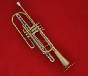 Professional Gold Brass Bass Trumpet Bb Key 3 valves New Horn With Case - Picture 1 of 2