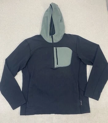 Mountain Hardwear Craggier Pullover Women’s Medium 1/4 Zip Hooded Colorblock - Image 1 of 4