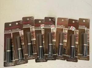 Lot Of 8 Loreal Infallable Brow Mascara 24H Volumizing Brunette Tones  - Picture 1 of 1