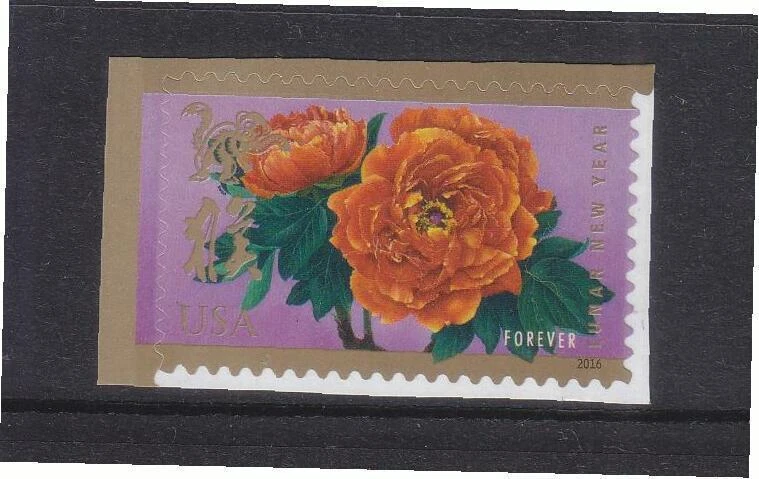 UNITED STATES 2016 LUNAR NEW YEAR RED PONEY (YEAR OF MONKEY) 1 STAMP IN MINT MNH - Image 1 of 1