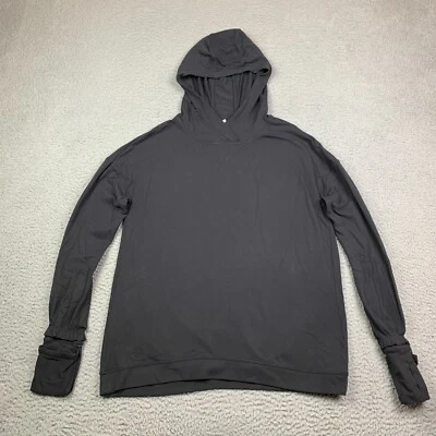 Sudadera con capucha Lululemon Extra Mile para mujer talla 4 chaqueta negra atletismo Foto 1 de 4