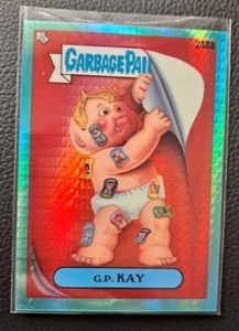 2023 Garbage Pail Kids GPK Series 6 Chrome Aqua Prism G.P. Kay 015/199 - Imagen 1 de 2