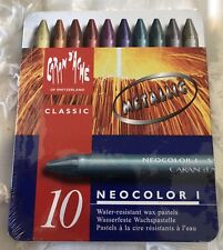 Box of 10 Metallic NEOCOLOR® I Pastels - Sealed - Free Shipping