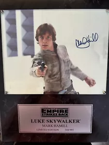 MARK HAMILL HAND SIGNED STAR WARS AUTOGRAPH 8x10 COLOR RARE JSA FULL LOA LUKE - Picture 1 of 6