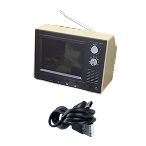 1:12 Scale ABS Miniature Doll Furniture Retro TV Player Television Toy For Kid// - Picture 1 of 8