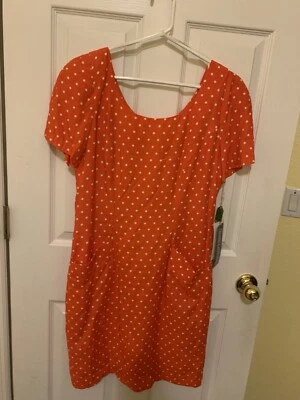 Nuevo con etiquetas Vestido Jessica Howard 10 Rojo con Lunares Blancos Manga Corta Forrado Foto 1 de 4