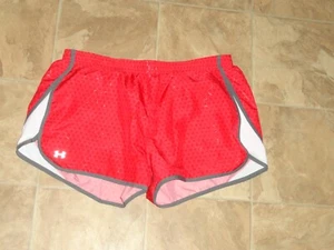 Women's Under Armour Semi-Fitted Running Athletic Shorts W/Briefs Size XL - Picture 1 of 3