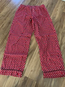 Women’s VS Victoria Secret —PENGUIN PRINT PANTS— Lounge Pajama Bottoms Sz. M - Picture 1 of 6