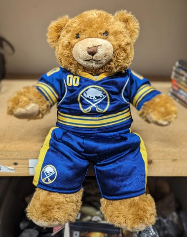 NHL Buffalo Sabres Licensed Build A Bear Plush Hockey Full Size Cover