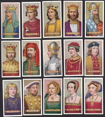 CARRERAS-KINGS & QUEENS OF ENGLAND 1935  VERY NICE CONDITION  X35 - Image 1 of 4