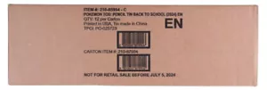 Pokemon 2024 Back to School Pencil 12 Box Case - Picture 1 of 3