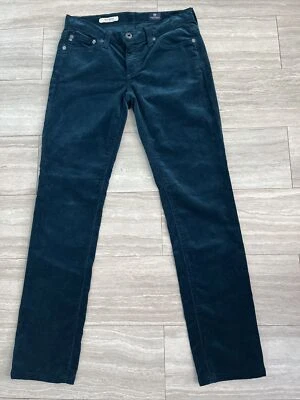 AG Adriano Goldschmied 24 The Slit Cigarette Jesns Pana Verde Oscuro Foto 1 de 4