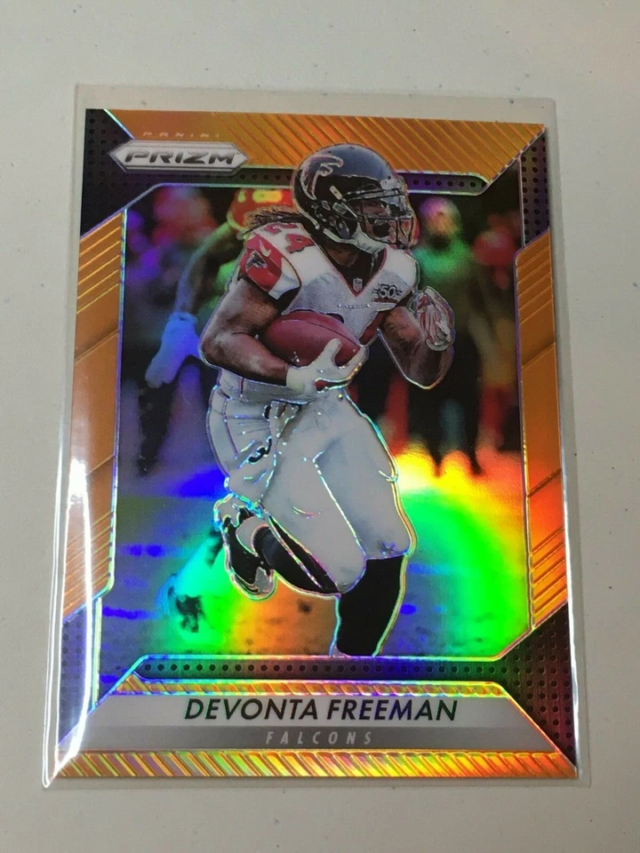 F46192  2016 Panini Prizm Prizms Orange #21 Devonta Freeman /299 Falcons - Image 1 of 1