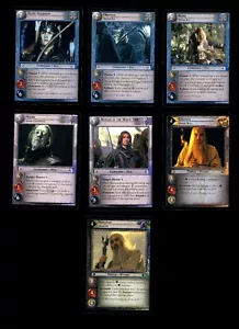 LOTR Herr der Ringe TCG Rise Of Saruman 17S Komplett Starter Karten Set 7/7 - Bild 1 von 2