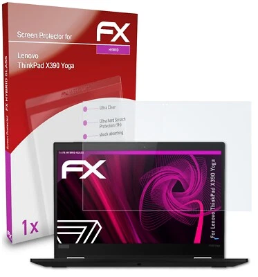 atFoliX Pellicola Vetro per Lenovo ThinkPad X390 Yoga 9H Armatura di protezione - Immagine 1 di 4