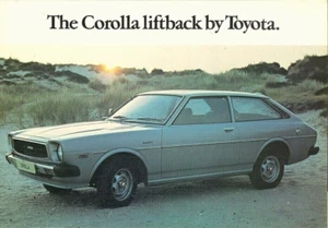 Toyota Corolla Liftback 1200 1976-1977 UK Market Foldout Sales Brochure - Picture 1 of 2