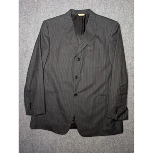 Blazer Uomo Vintage Donna Karan Firmato 100% Lana Gessato Taglia 44/38 Reg - Foto 1 di 11