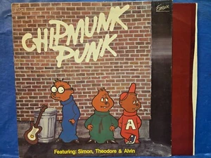 THE CHIPMUNKS - CHIPMUNK PUNK - 12" VINYL RECORD ALBUM LP - Imagen 1 de 4