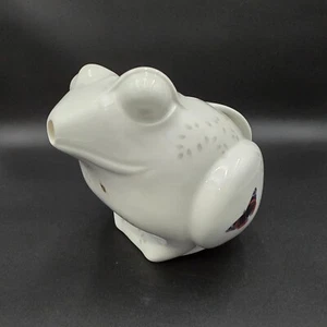 LENOX  Butterfly Meadow Frog Water Pitcher 72 oz White Ceramic - Picture 1 of 15