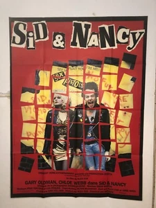 Sid and Nancy French Grande Movie Poster 47 x 69" Sex Pistols punk vicious rock - Imagen 1 de 6
