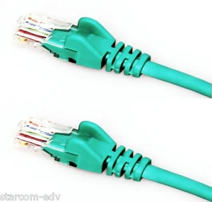 0,5m Patch-Kabel grün RJ-45 Netzwerkkabel kurz LAN DSL CAT5e Ethernet 50 cm - Bild 1 von 1