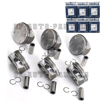 Juego de 6 anillos de pistón MAHLE 92,6+0,5 mm para Mercedes-Benz C350 E350 S350 3,5 L M272 Foto 1 de 4