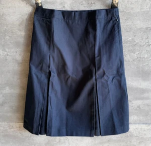 NWT Top of the Class School Uniform Japan Blue Box Pleated Adjustable Skirt 155 - Picture 1 of 3