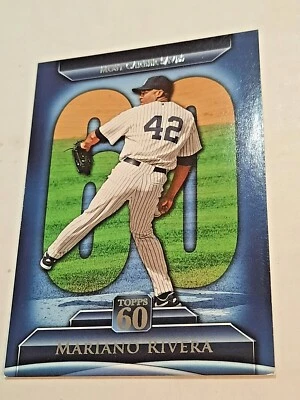 MARIANO RIVERA TOPPS 60-MOST CAREER SAVES INSERT ⚾️ BASEBALL CARD-YANKEES T60-55 - Image 1 of 2