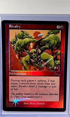 1999 MTG Magic The Gathering ULG Urzas Legacy Vintage Foil #90 Rivalry - Image 1 of 2