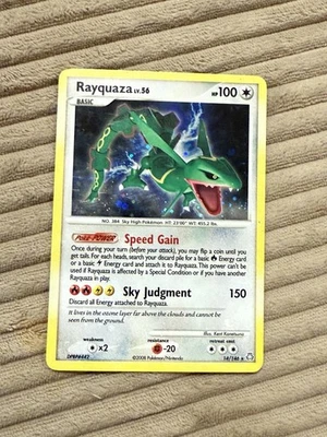 Карта голографическая Rayquaza Legends Awakened 14/146 очень чистая! Карта Покемон - Изображение 1 из 2