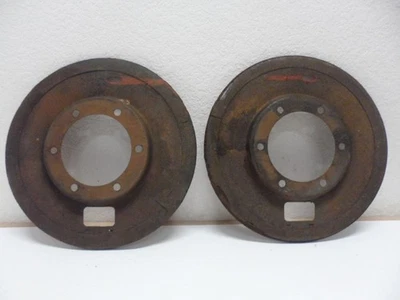 Original 8N2255 Ford Tractor Brake Dust Cover Plates 8N NAN NAA Jubilee 1948-53 - Image 1 of 4
