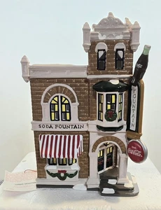 Department 56 The Original Snow Village * Coca-Cola Corner Drugstore * 5484-4 - Bild 1 von 6