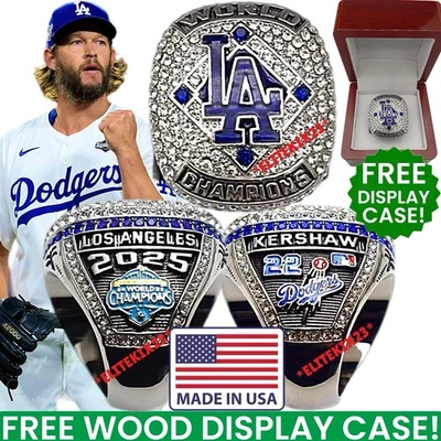 ANEL E CAIXA 2025 CLAYTON KERSHAW LA LOS ANGELES DODGERS WORLD SERIES CHAMPIONSHIP - Imagem 1 de 2