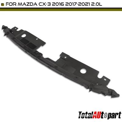 Radiator Support Cover for Mazda CX-3 2016-2021 2.0L PP Mat-BLK Textured Front - Image 1 of 4