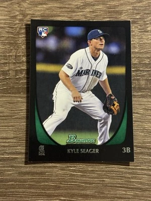 Tarjeta de novato 2011 Bowman Draft Picks & Prospects Kyle Seager 103 Seattle Mariners Foto 1 de 2