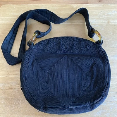 Black Knit style purse - Image 1 of 4