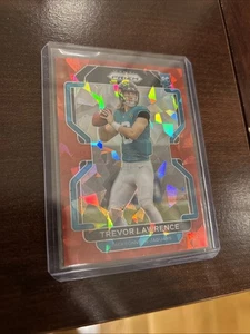 2021 Panini Prizm Rookie Trevor Lawrence #331 Red Cracked Ice - Bild 1 von 5