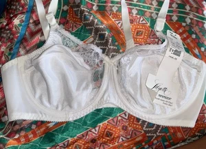 Vintage Lilyette Minimizer Underwire Bra Size 38C STYLE# 0548 100% NYLON CUPS - Picture 1 of 7